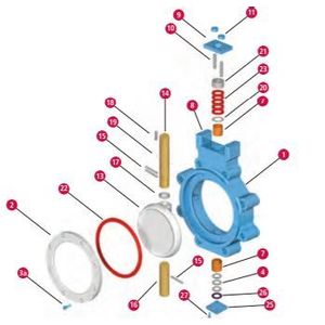 WKM High Performance Double Offset Butterfly Valve Repair Kit